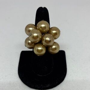 😀 2/$15 Glass Pearl Cha Cha Ring